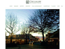 Tablet Screenshot of colegallery.net